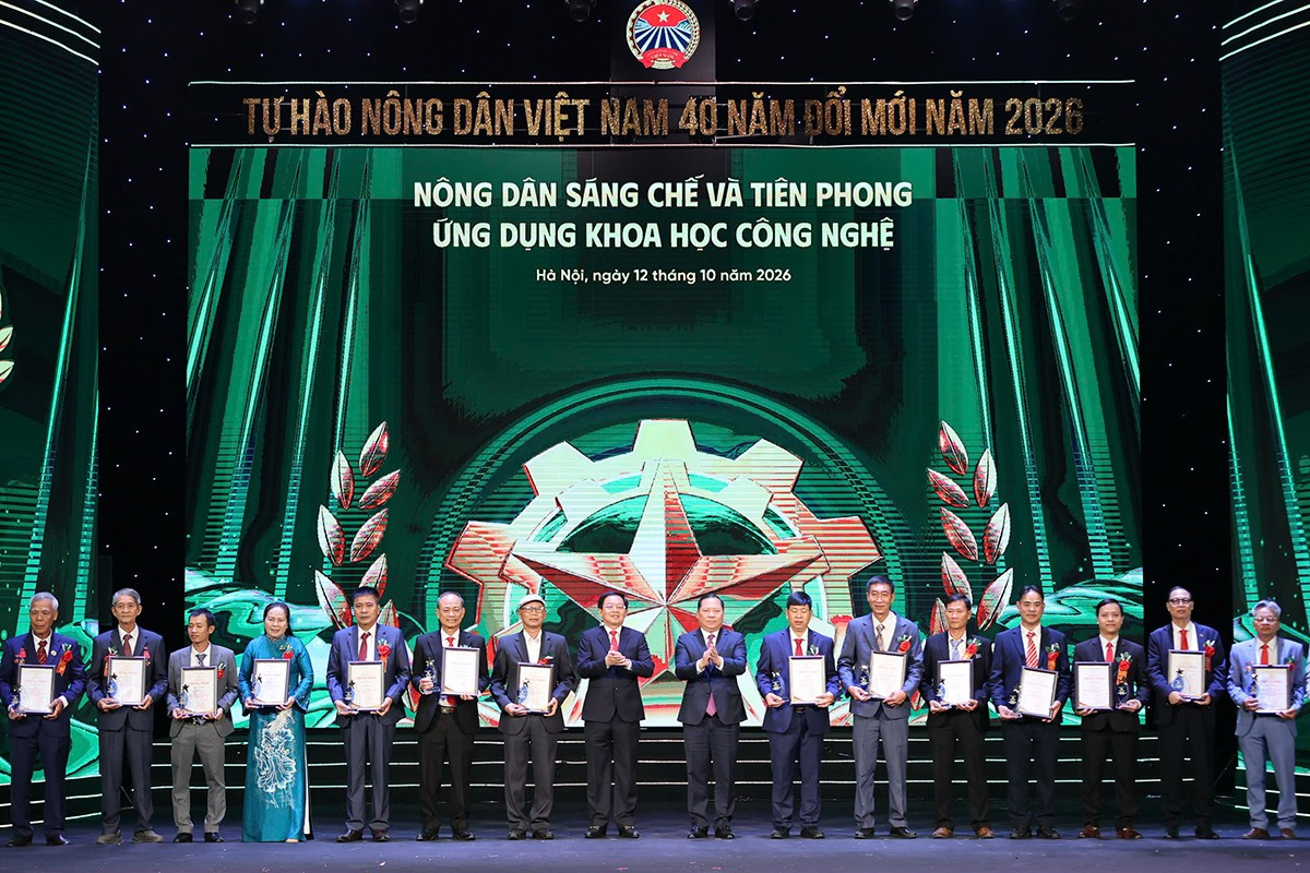 Vinh danh 96 Nông dân Việt Nam xuất sắc 40 năm Đổi mới năm 2026