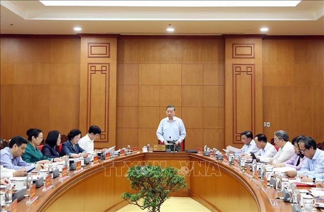 Thông báo ý kiến chỉ đạo của Tổng Bí thư, Chủ tịch nước Tô Lâm về phát triển thể dục, thể thao trong giai đoạn mới