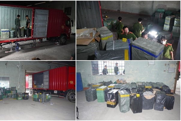 Bắt quả tang nhóm đối tượng vận chuyển hơn 114 000 bao thuốc lá nhập lậu