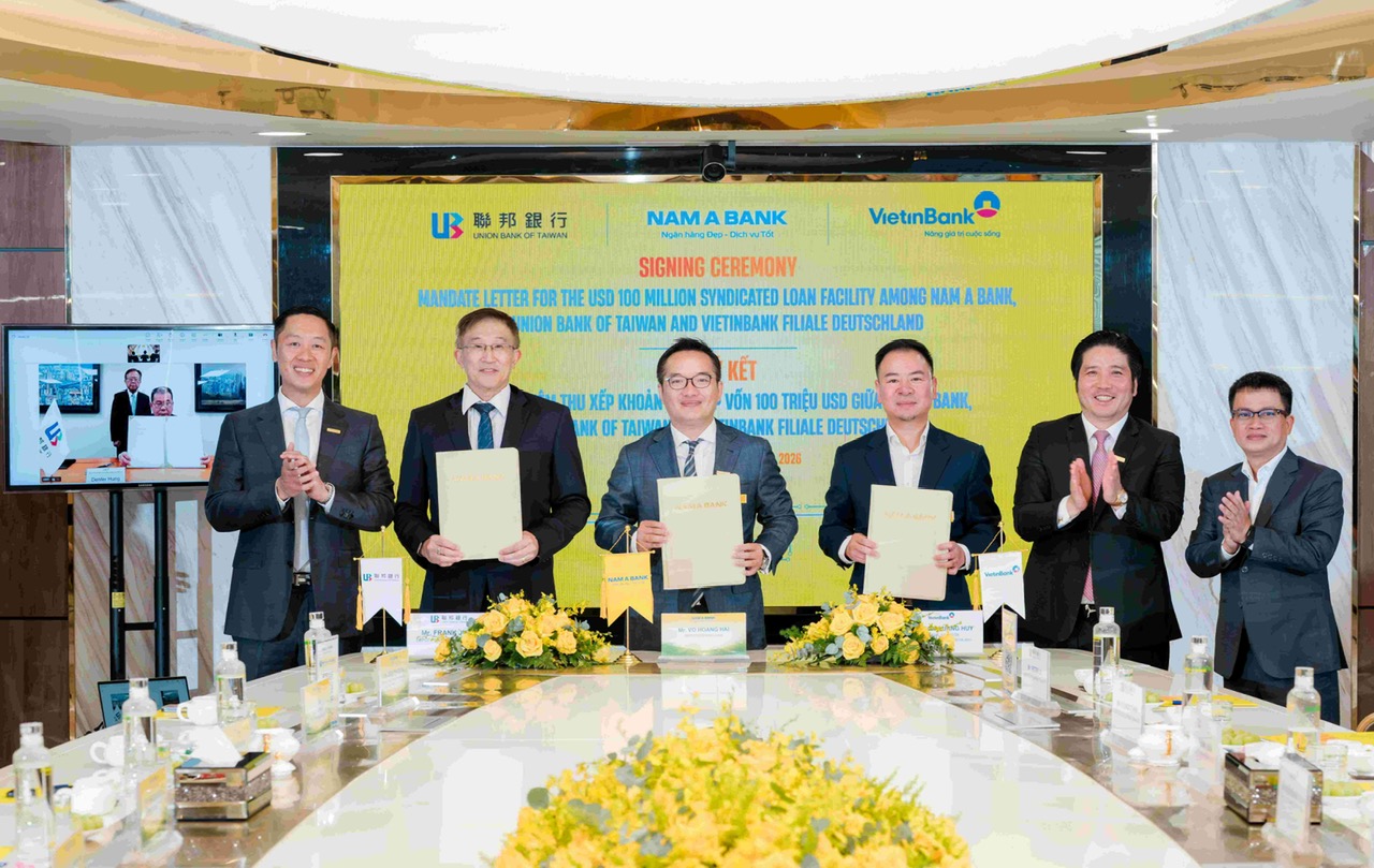 Nam A Bank mở rộng kênh huy động vốn đa phương với giao dịch 100 triệu usd