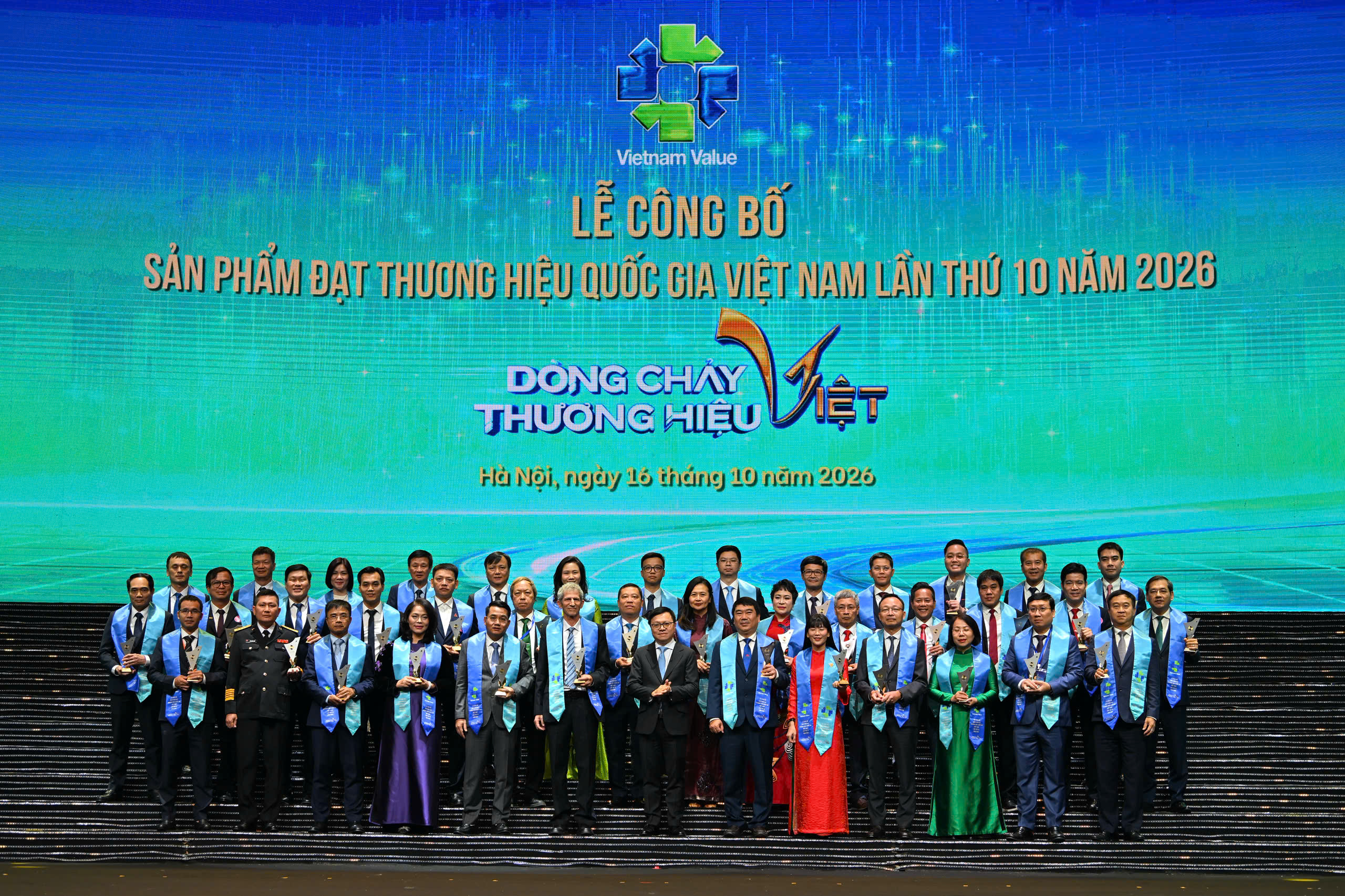 Công bố sản phẩm đạt Thương hiệu quốc gia Việt Nam lần thứ 10 năm 2026