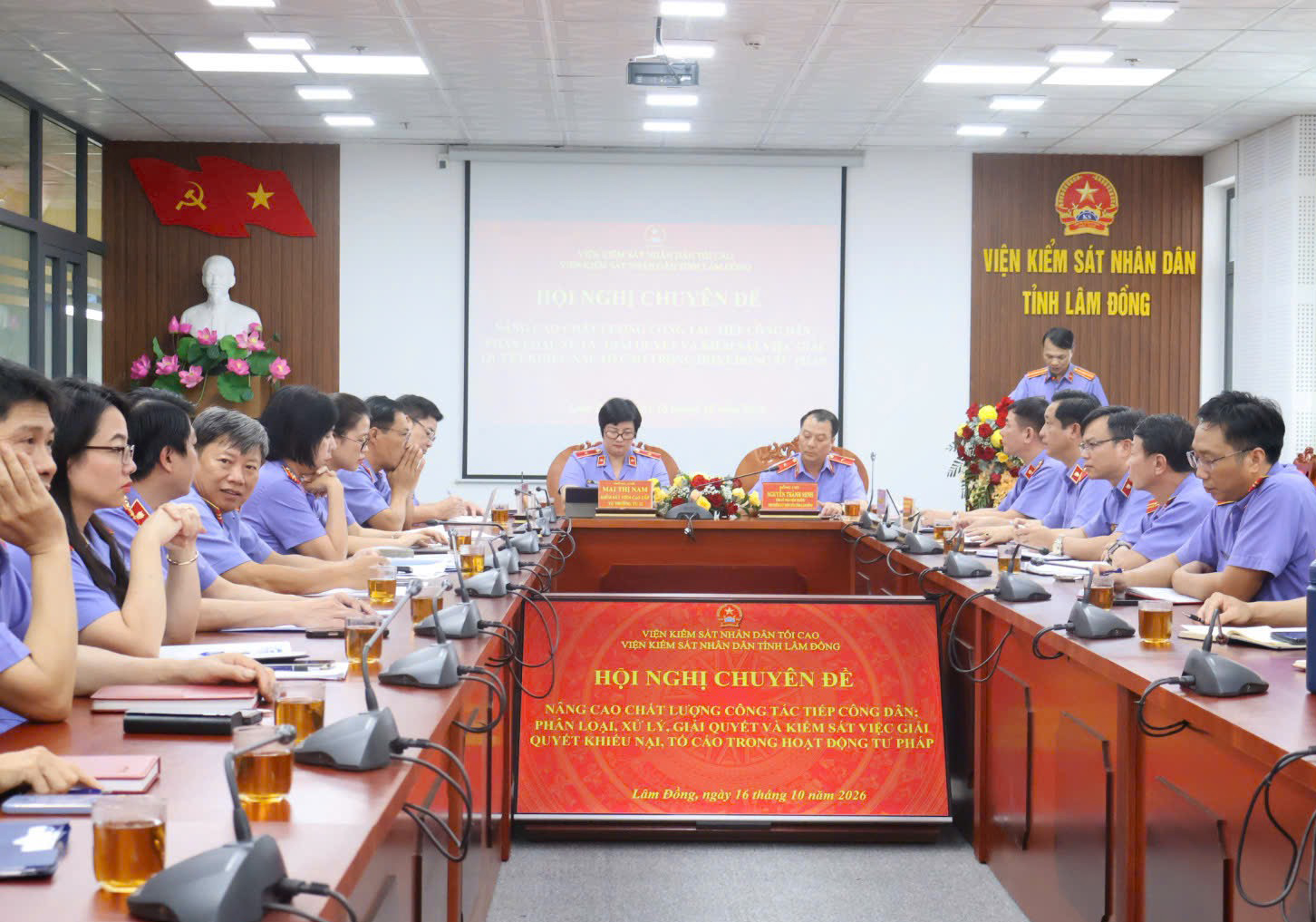 Nâng cao kỹ năng công tác tiếp công dân, giải quyết khiếu nại, tố cáo về tư pháp tại VKSND tỉnh Lâm Đồng