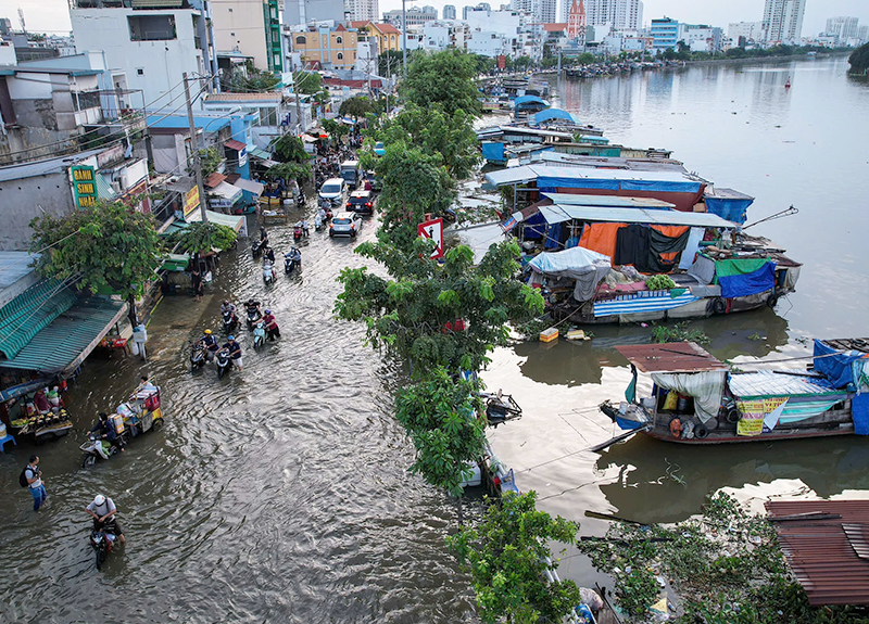 TP Hồ Chí Minh dự báo còn 5 đợt triều cường cao