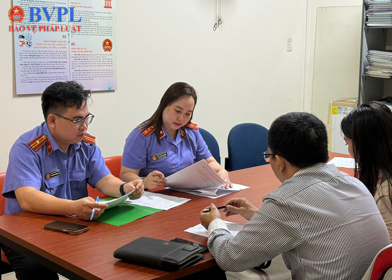 Sau khi làm việc với Viện kiểm sát, doanh nghiệp đã khắc phục toàn bộ nợ thuế