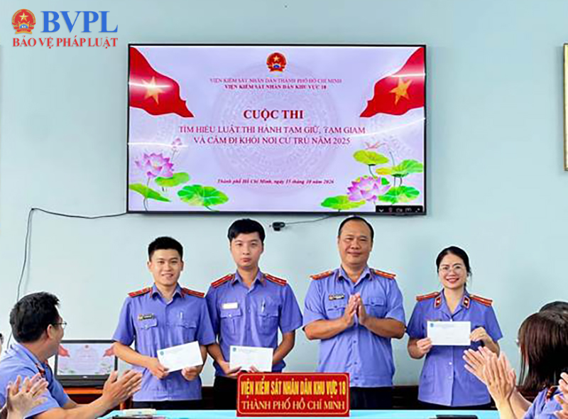 Cuộc thi tìm hiểu Luật Thi hành tạm giữ, tạm giam và cấm đi khỏi nơi cư trú