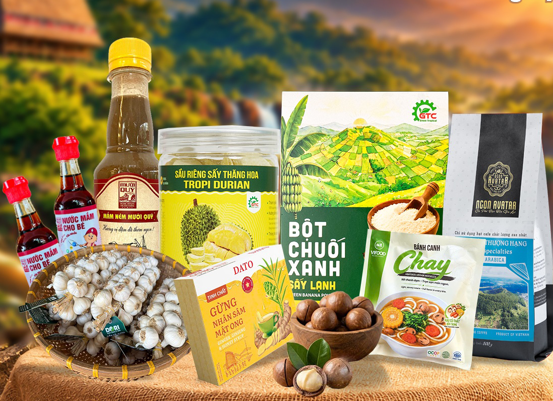 Đặc sản Gia Lai, Quảng Ngãi đến Hà Nội qua chương trình Sức sống hàng Việt