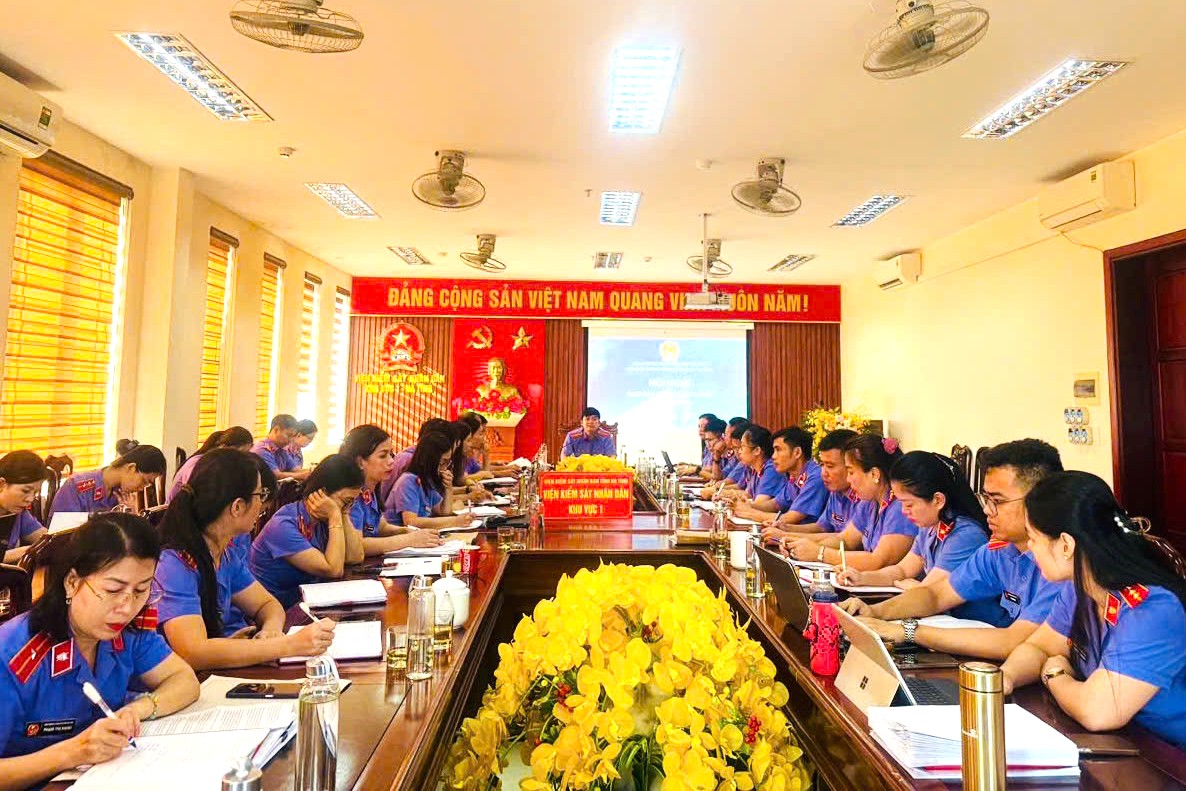 VKSND khu vực 1, Hà Tĩnh giao ban công tác 9 tháng năm 2026