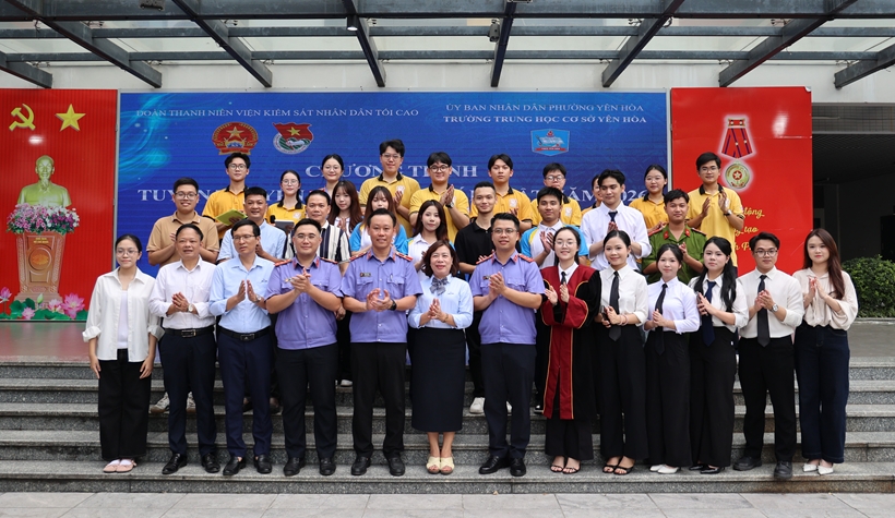 Đoàn Thanh niên VKSND tối cao Tuyên truyền pháp luật về an toàn trên không gian mạng