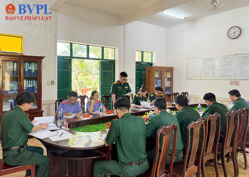 VKSND khu vực 9, tỉnh Lâm Đồng phối hợp trực tiếp kiểm sát tại các Đồn Biên phòng