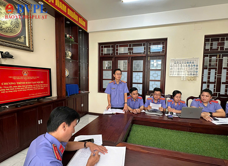 VKSND khu vực 5, TP Cần Thơ nâng cao kỹ năng giải quyết án hình sự