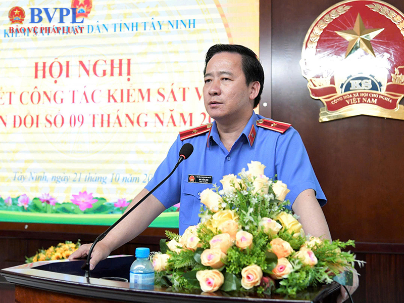 VKSND tỉnh Tây Ninh sơ kết công tác chuyển đổi số 9 tháng năm 2026