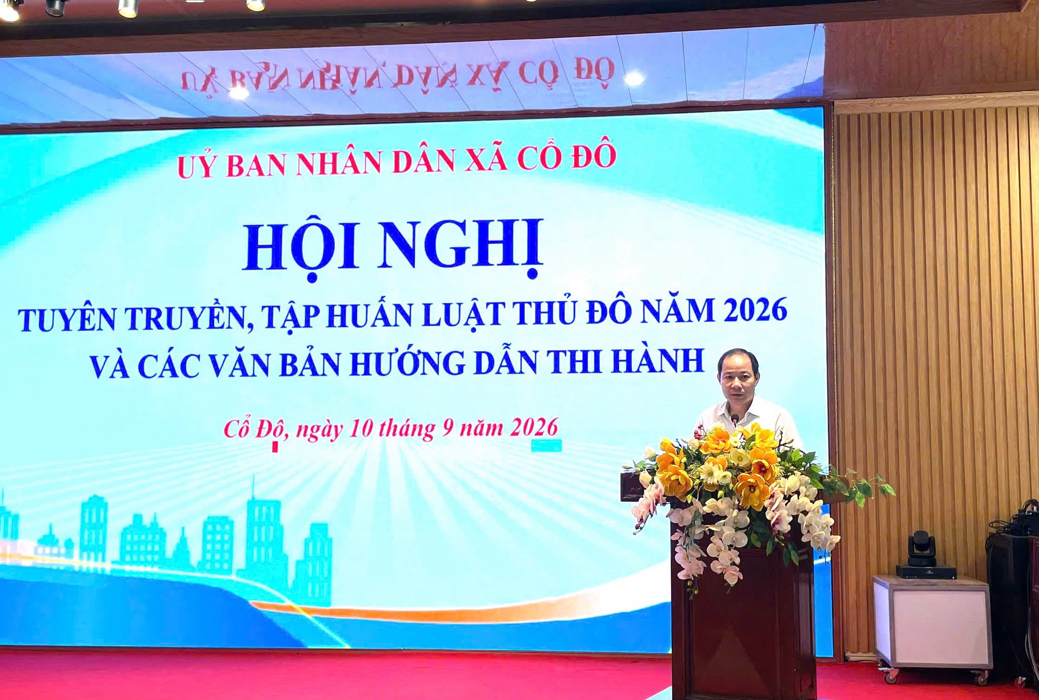 Xã Cổ Đô tuyên truyền nâng cao hiệu quả thực hiện Luật Thủ đô tại cơ sở