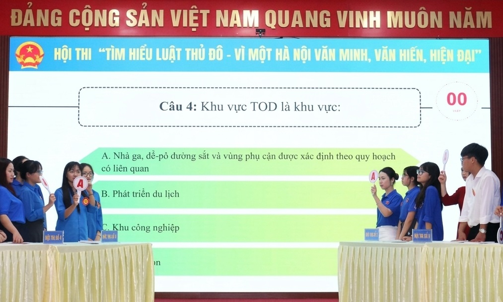 Phường Kiến Hưng tổ chức Hội thi “Tìm hiểu Luật Thủ đô - Vì một Hà Nội văn minh, văn hiến, hiện đại”