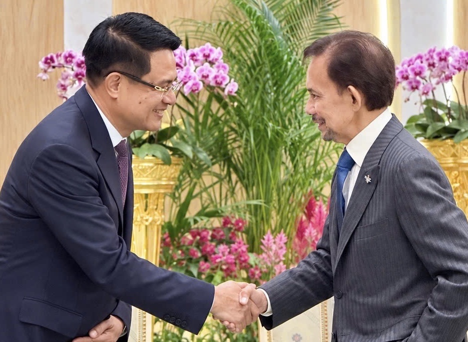 Viện trưởng VKSND tối cao Nguyễn Huy Tiến diện kiến Quốc Vương Bru-nây Đa-rút-xa-lam