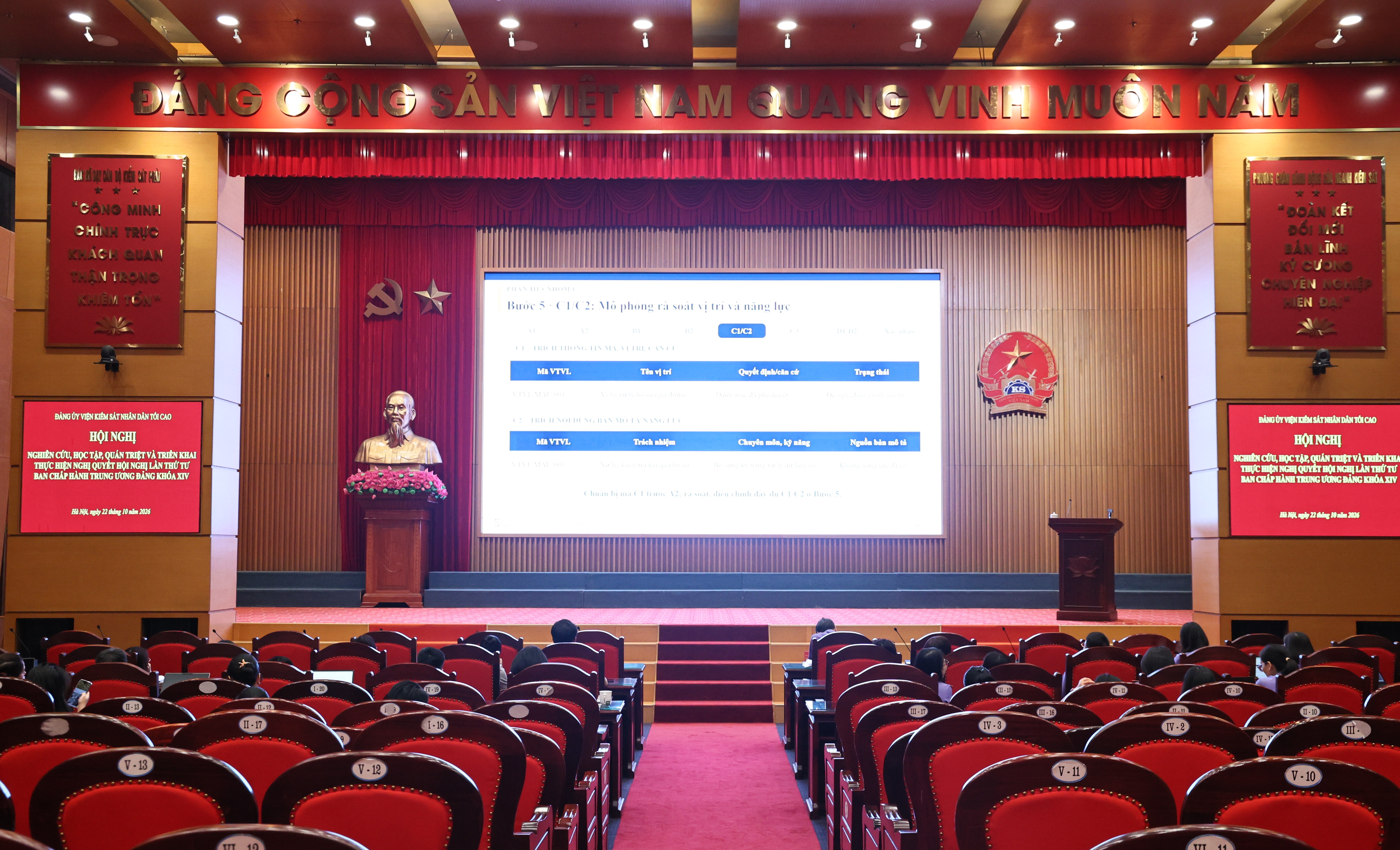 VKSND tối cao tham gia tập huấn xây dựng cơ sở dữ liệu vị trí việc làm, phương án giao biên chế giai đoạn 2027-2031
