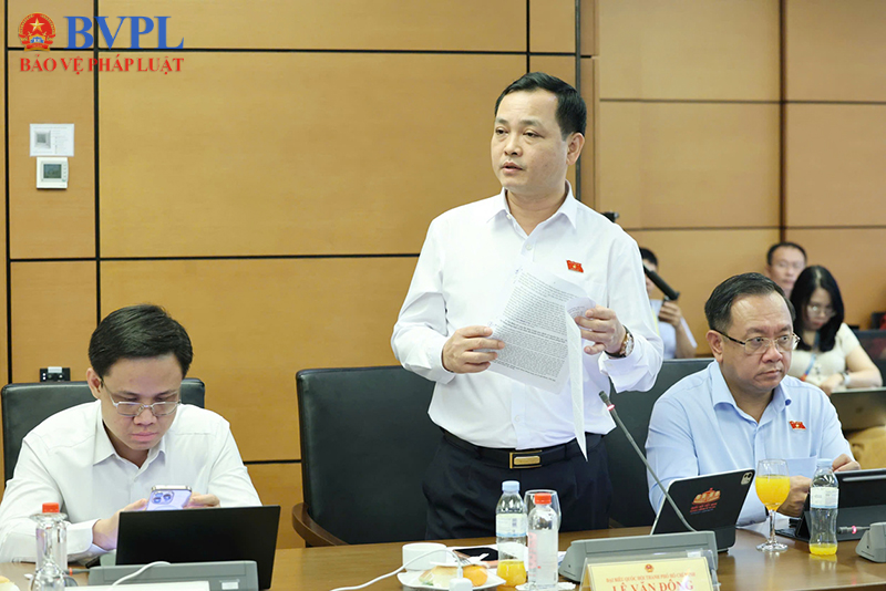 Đại biểu Quốc hội Lê Văn Đông góp ý hoàn thiện dự án Luật Văn bản quy phạm pháp luật