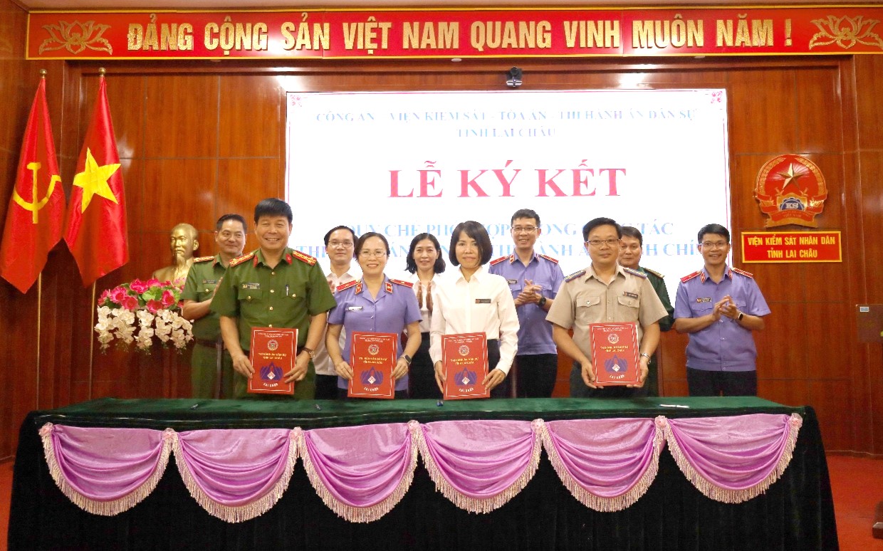 Nâng cao hiệu quả phối hợp giữa các cơ quan tố tụng tỉnh Lai Châu
