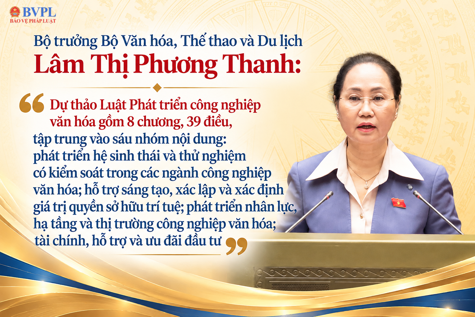 Bài 2 Thể chế hóa chủ trương của Đảng, tháo gỡ những điểm nghẽn cản trở văn hóa phát triển