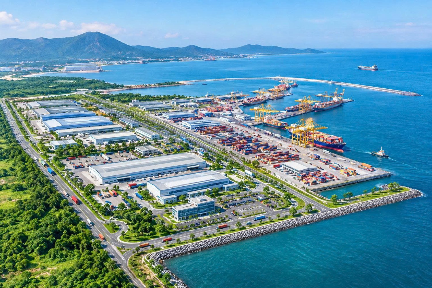 Hà Tĩnh Chấp thuận đầu tư Trung tâm Logistics và Dịch vụ hậu cảng Sơn Dương gần 40 000 tỷ đồng