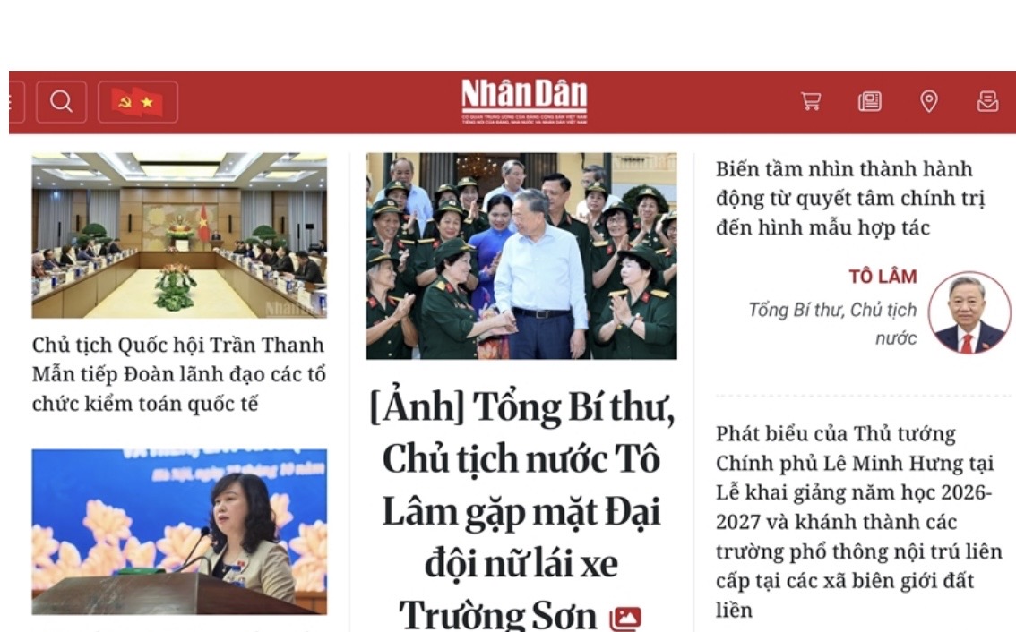 Quyết định của Bộ Chính trị về chức năng, nhiệm vụ, tổ chức bộ máy của Báo Nhân Dân