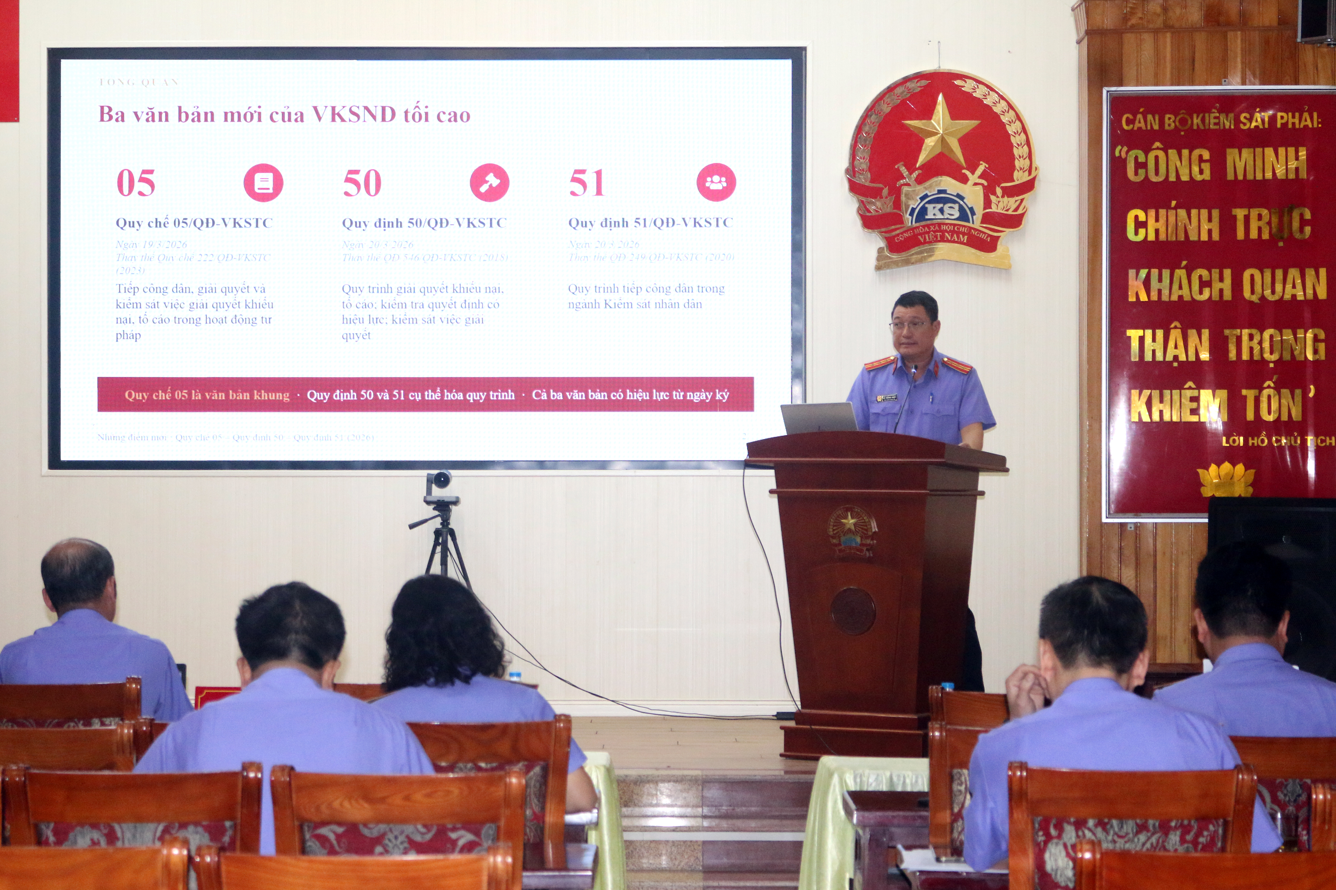 VKSND tỉnh Hưng Yên tập huấn kỹ năng tiếp công dân và phân loại đơn trong tiếp công dân