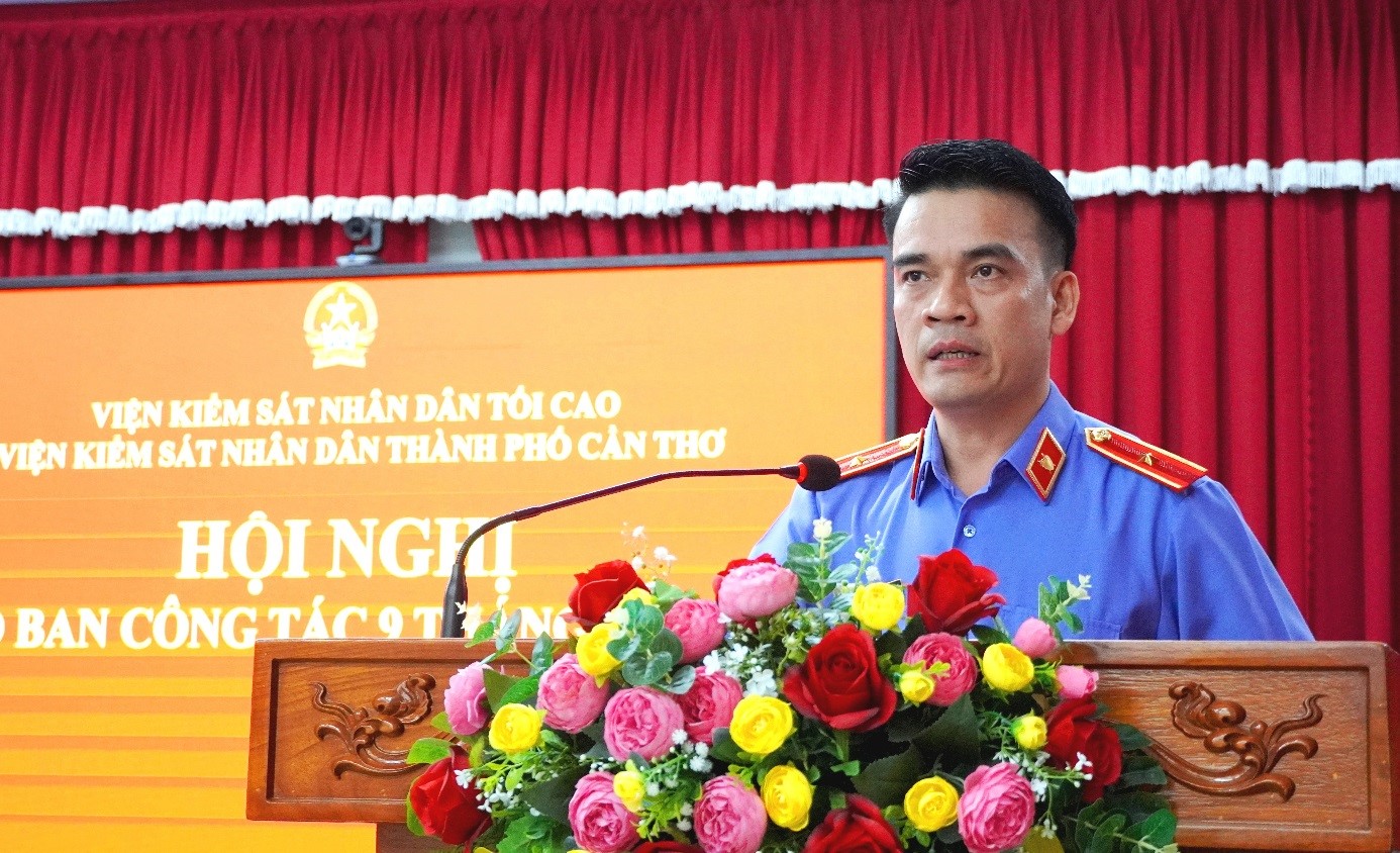 VKSND TP Cần Thơ Nâng cao chất lượng công tác kiểm sát, quyết tâm hoàn thành nhiệm vụ năm 2026