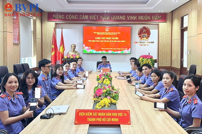 Viện kiểm sát hưởng ứng cuộc thi tìm hiểu pháp luật về bảo vệ bí mật nhà nước