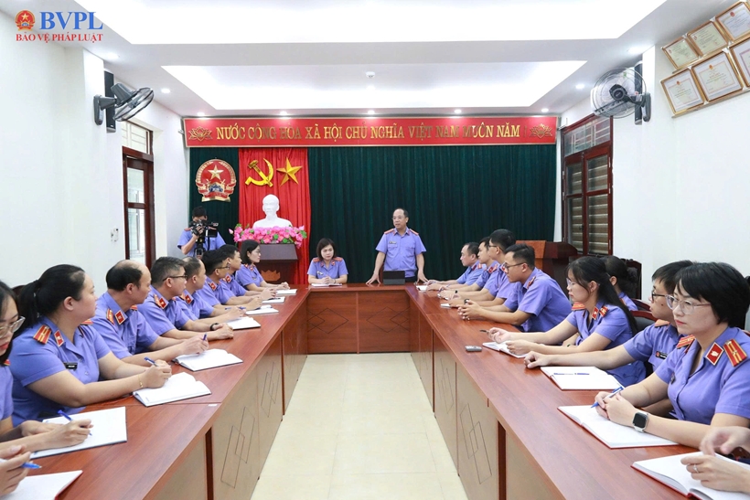 Kiểm tra công tác tuyên truyền tại VKSND tỉnh Cao Bằng