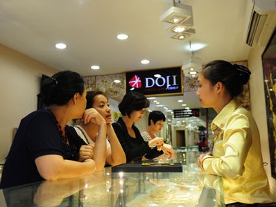 Giá vàng khởi đầu năm 2014 tăng mạnh