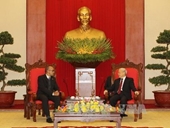 Tổng Bí thư Nguyễn Phú Trọng tiếp Đại sứ Cuba
