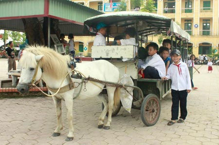 Trong thùng xe lắp cả quạt chống nóng vào mùa hè