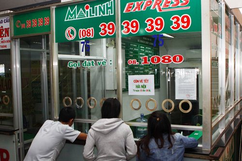 Vé tàu, xe Tết còn rất nhiều