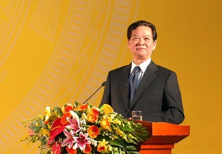 Thủ tướng Nguyễn Tấn Dũng yêu cầu PVN nghiêm túc thực hiện tái cơ cấu để hoạt động đạt chất lượng và hiệu quả hơn. Ảnh: VGP