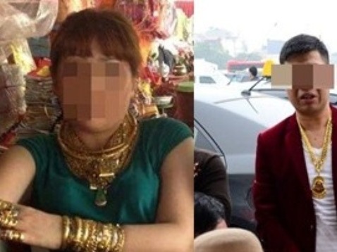 Choáng cảnh nhà giàu Việt khoe vàng