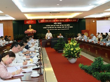 Cho ý kiến Đề án thí điểm chính quyền đô thị TPHCM