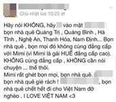 Lại câu like bằng cách miệt thị dân Thanh Hóa, Nghệ An trên facebook