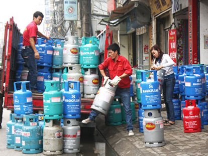 Giá gas sẽ giảm 31 000 đồng bình 12 kg