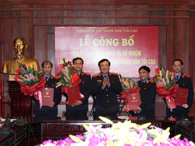 Công bố quyết định điều động và bổ nhiệm lãnh đạo cấp Vụ