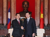 Chủ tịch nước Việt Nam tiếp Phó Chủ tịch Quốc hội Lào