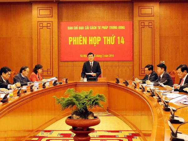 Phiên họp Ban Chỉ đạo Cải cách tư pháp Trung ương