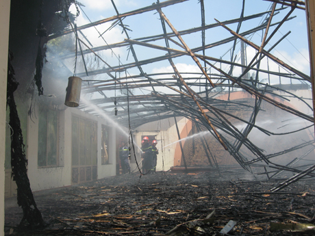 Cháy tại nhà hàng Lộc Phố