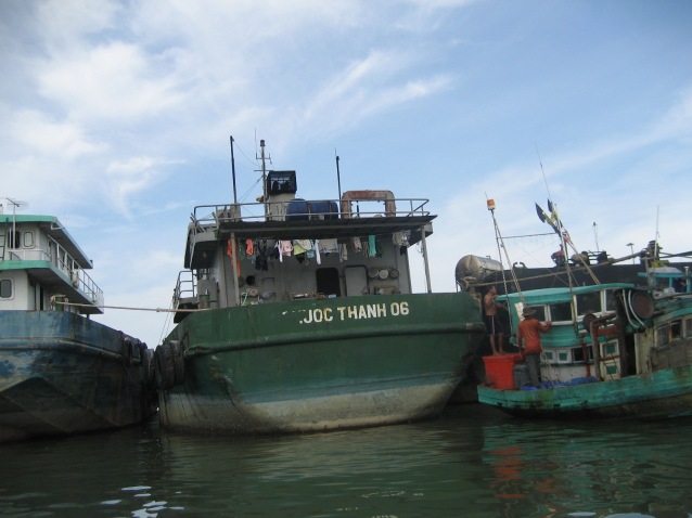 Tàu Phước Thành 06 sau khi được Vùng cảnh sát biển 4 bắt giữ vì buôn lậu đã được trả về.