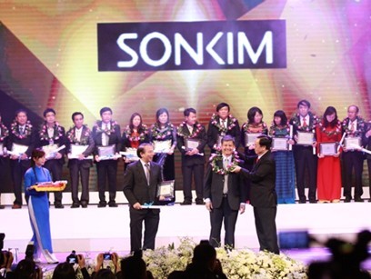 Trao giải doanh nghiệp dệt may tiêu biểu lần thứ 8