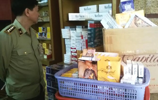 Ra quân kiểm tra kinh doanh, vận chuyển thuốc lá lậu