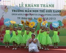 Trường mầm non Thế Giới Xanh Dưới bảo có trên khẳng định chưa