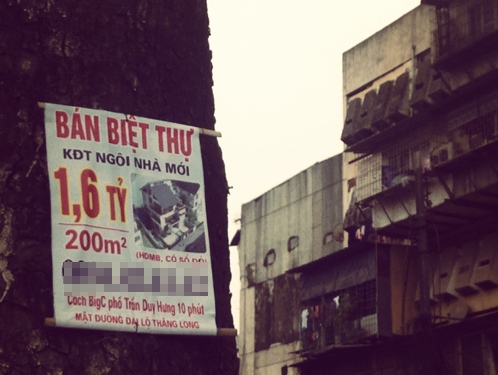 Chuyện lạ Hà Nội Biệt thự trăm mét rẻ hơn chung cư