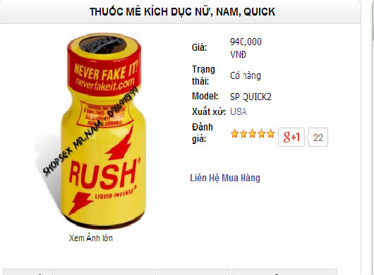 Nước hoa gây mê kích dục  Sướng một phút, họa cả đời