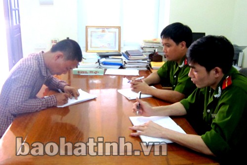 Đối tượng gây rối trật tự tại xã Bắc Sơn ra đầu thú