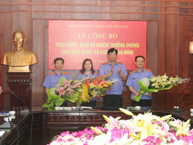 Bổ nhiệm lãnh đạo cấp Phòng Vụ 2