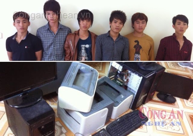 Băng nhóm thất quái chuyên đột nhập trường học trộm tài sản